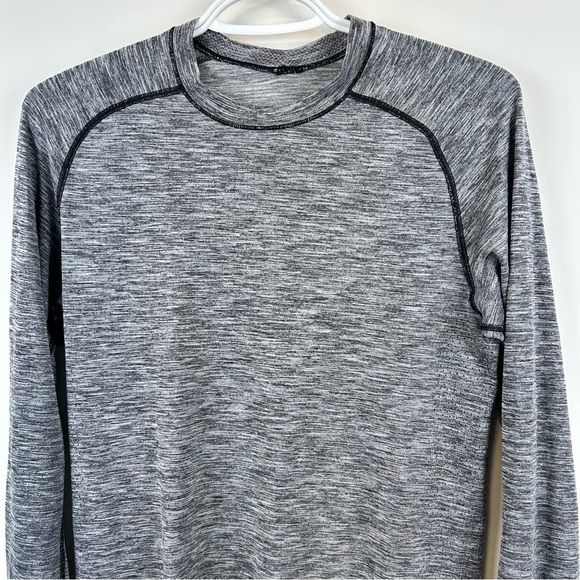 Lululemon Metal Vent Tech Long Sleeve Mens XS Heathered Grey - Picture 4 of 8